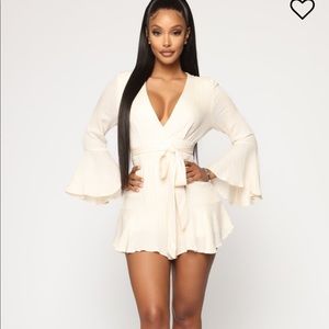 Fashion nova ring a bell striped romper